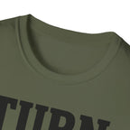 Turn It Up Blue Speakers T-Shirt - Turn Up the Volume Retro Tee