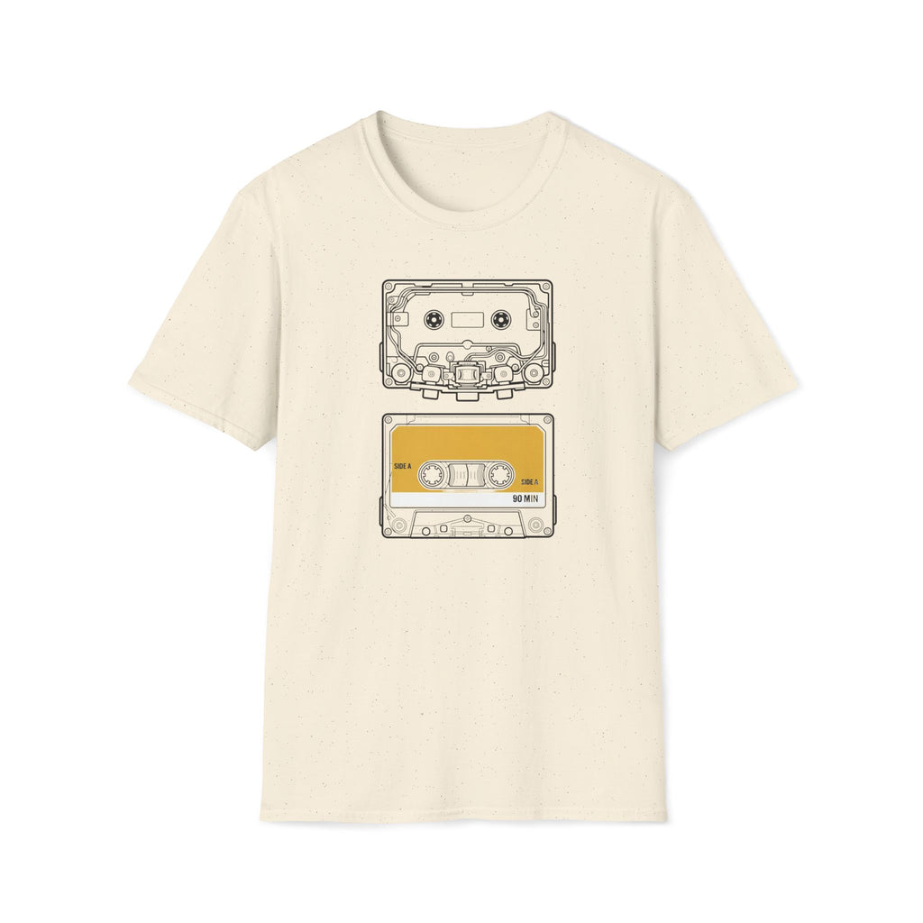 Cassette Tape Graphic Tee — Vintage Retro Music T-Shirt