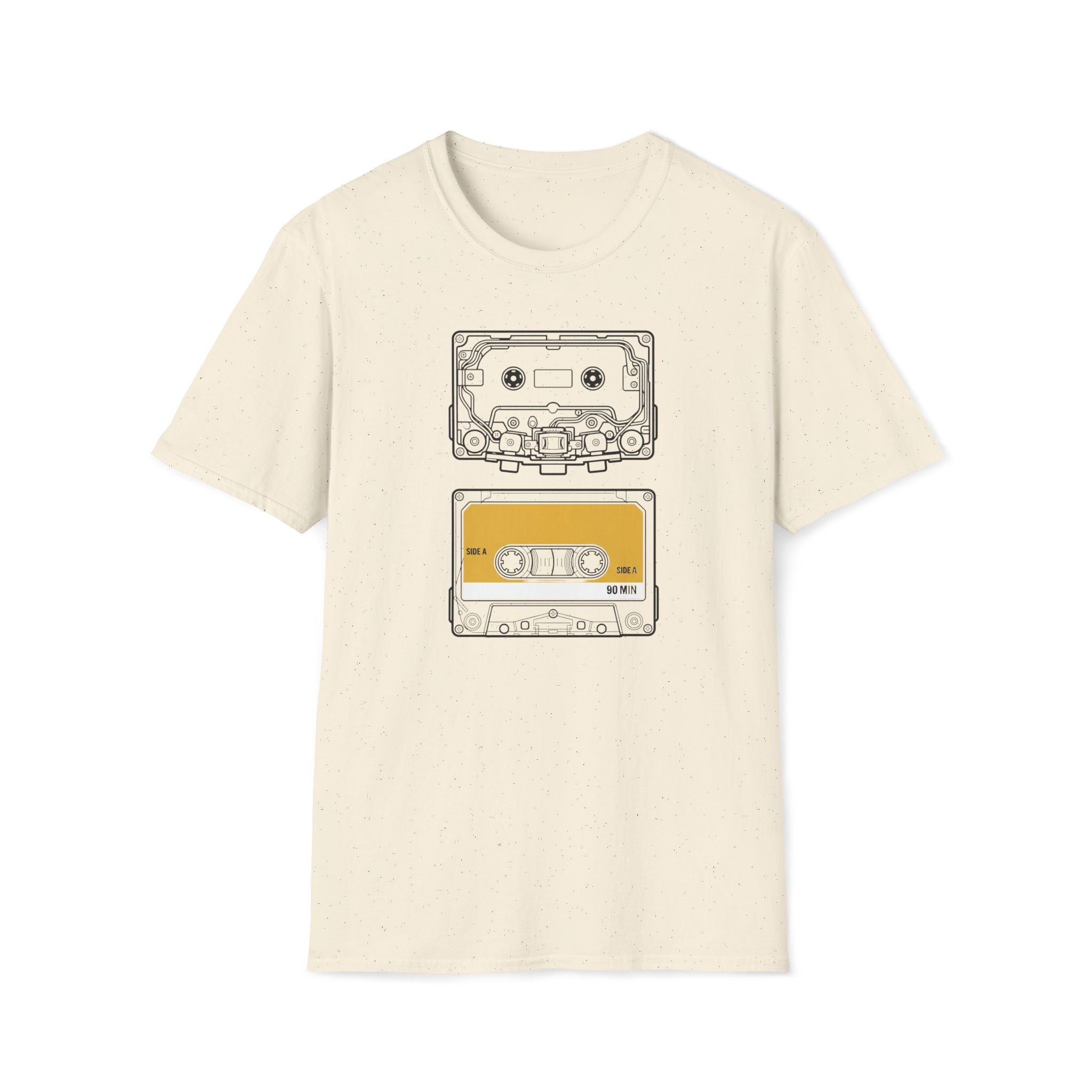 Cassette Tape Graphic Tee — Vintage Retro Music T-Shirt