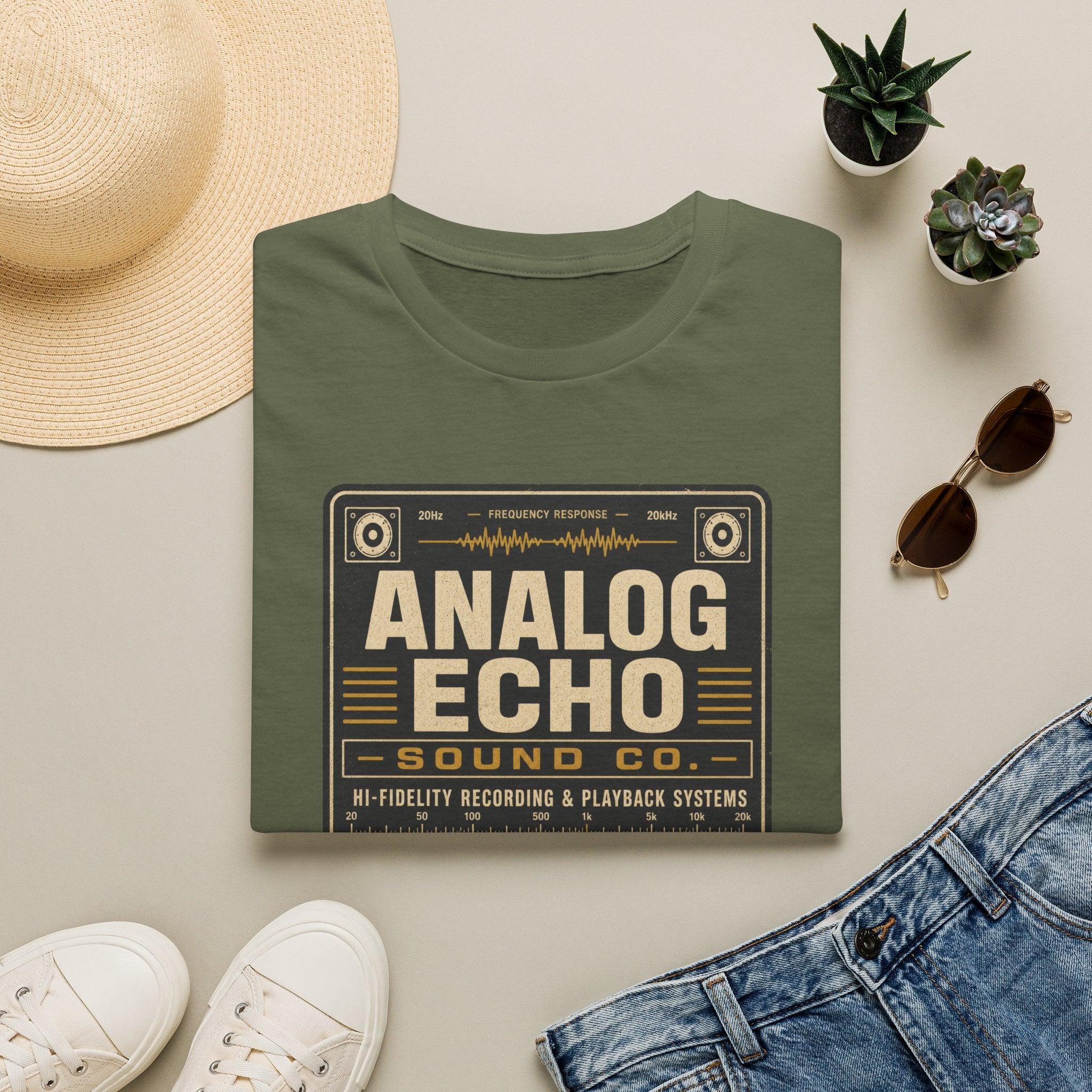 Analog Echo Sound Co. Vintage Audio T-Shirt