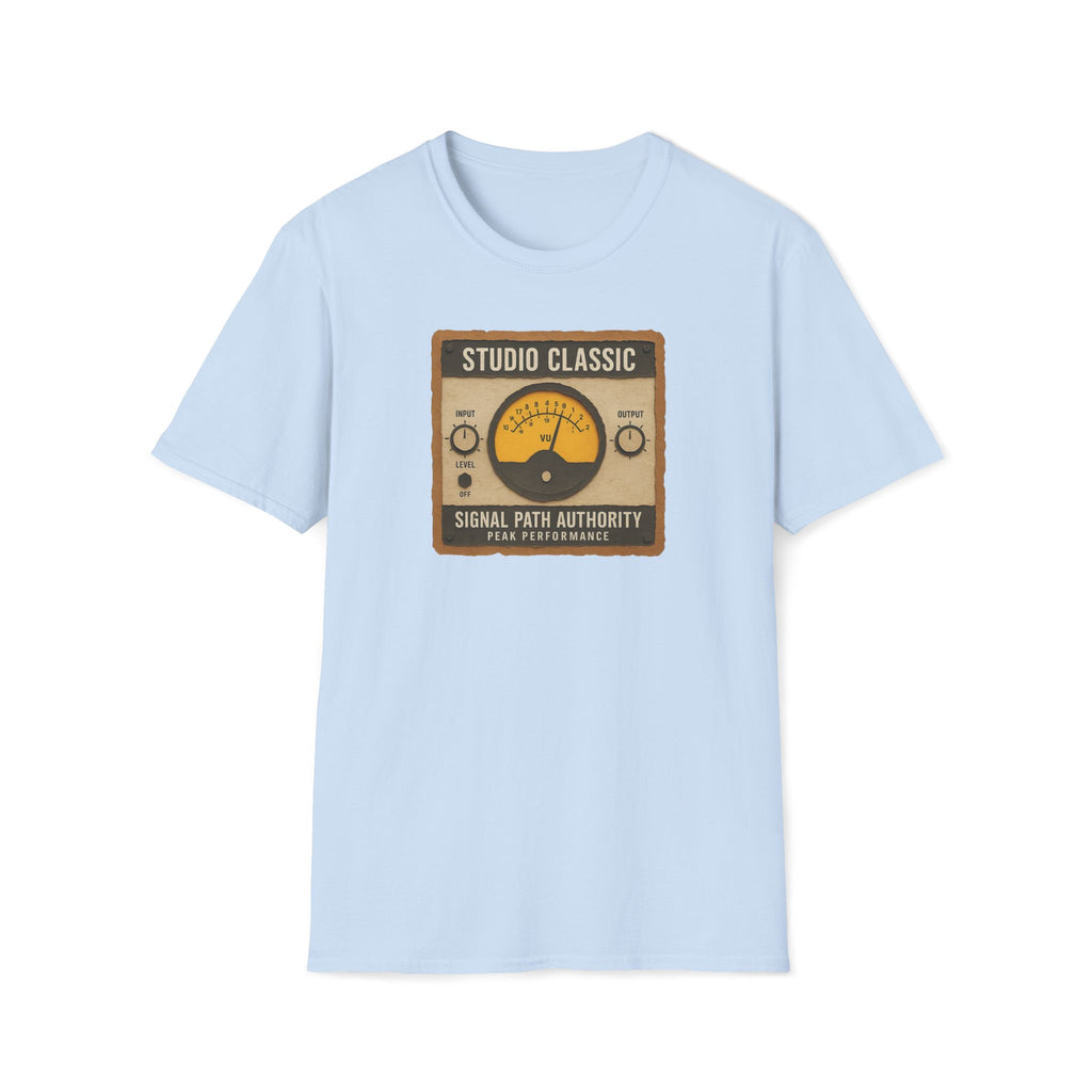 Studio Classic Signal Path T-Shirt — Vintage Audio Engineer Tee