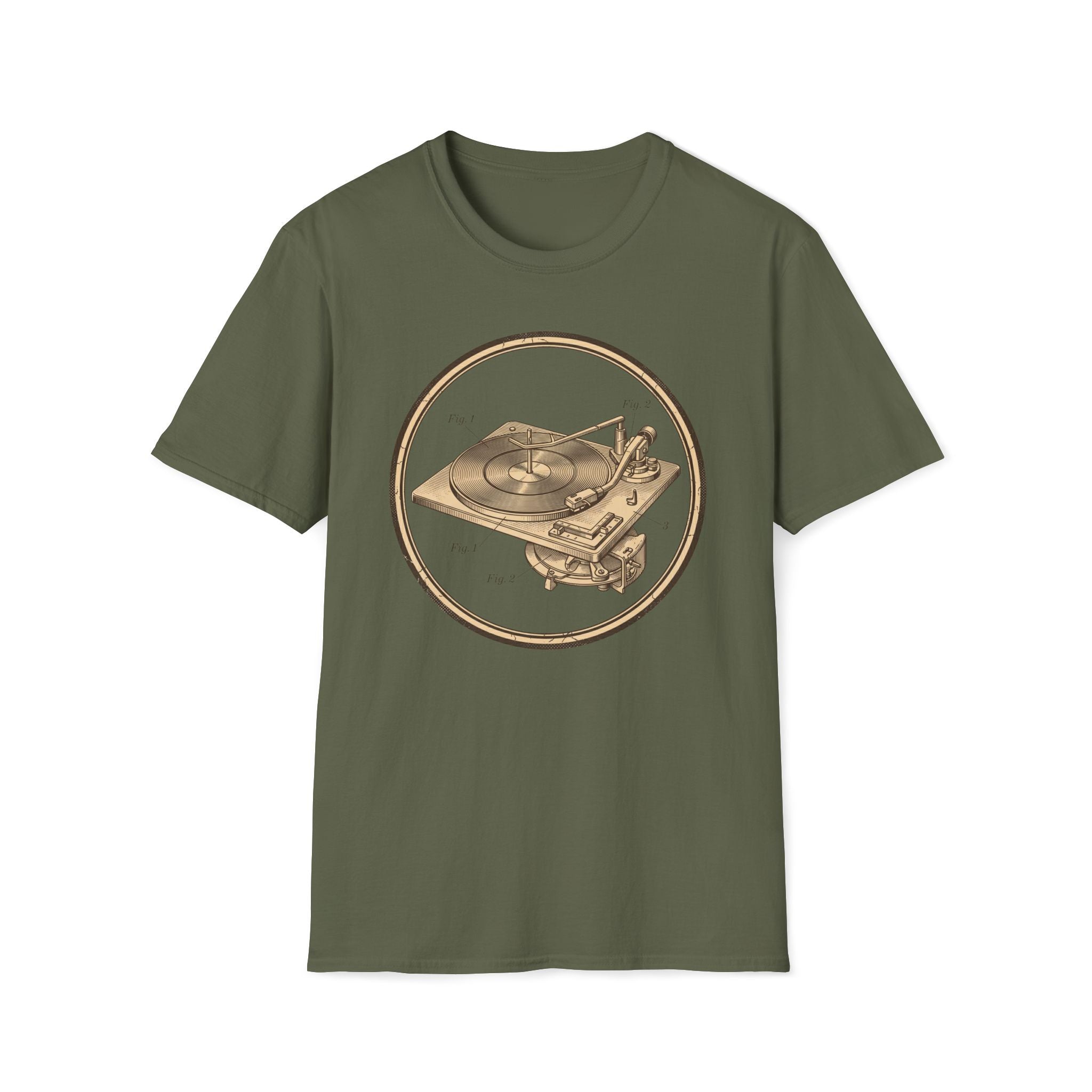 Turntable Vintage Record Player T-Shirt