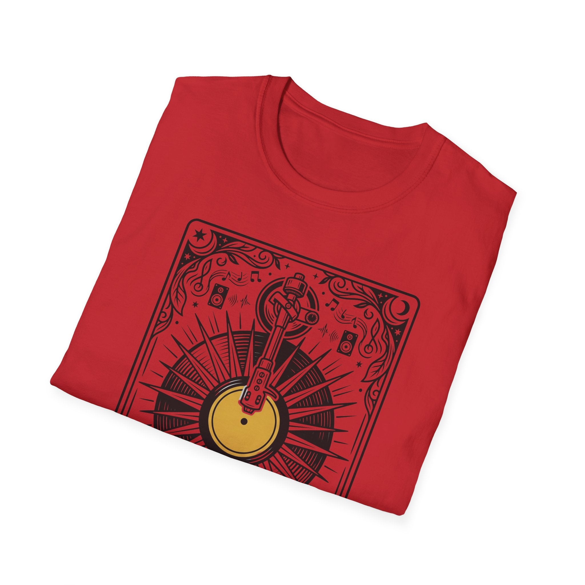 Audiophile Tarot T-Shirt — Turntable Needle Graphic Tee