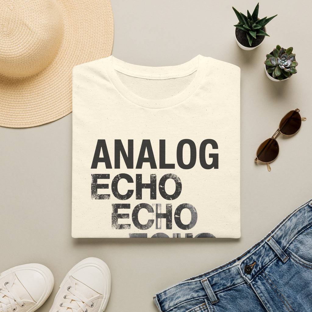 Analog Echo Echo T-Shirt — Vintage Audio Graphic Tee