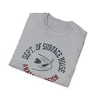 Analog Division T‑Shirt — Dept. of Surface Noise Retro Audio Tee