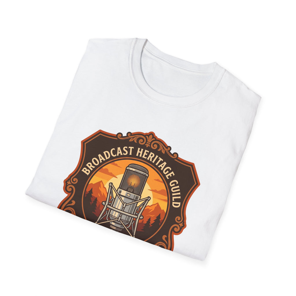 Broadcast Heritage Guild T‑Shirt — The Warmth Club Vintage Microphone Tee