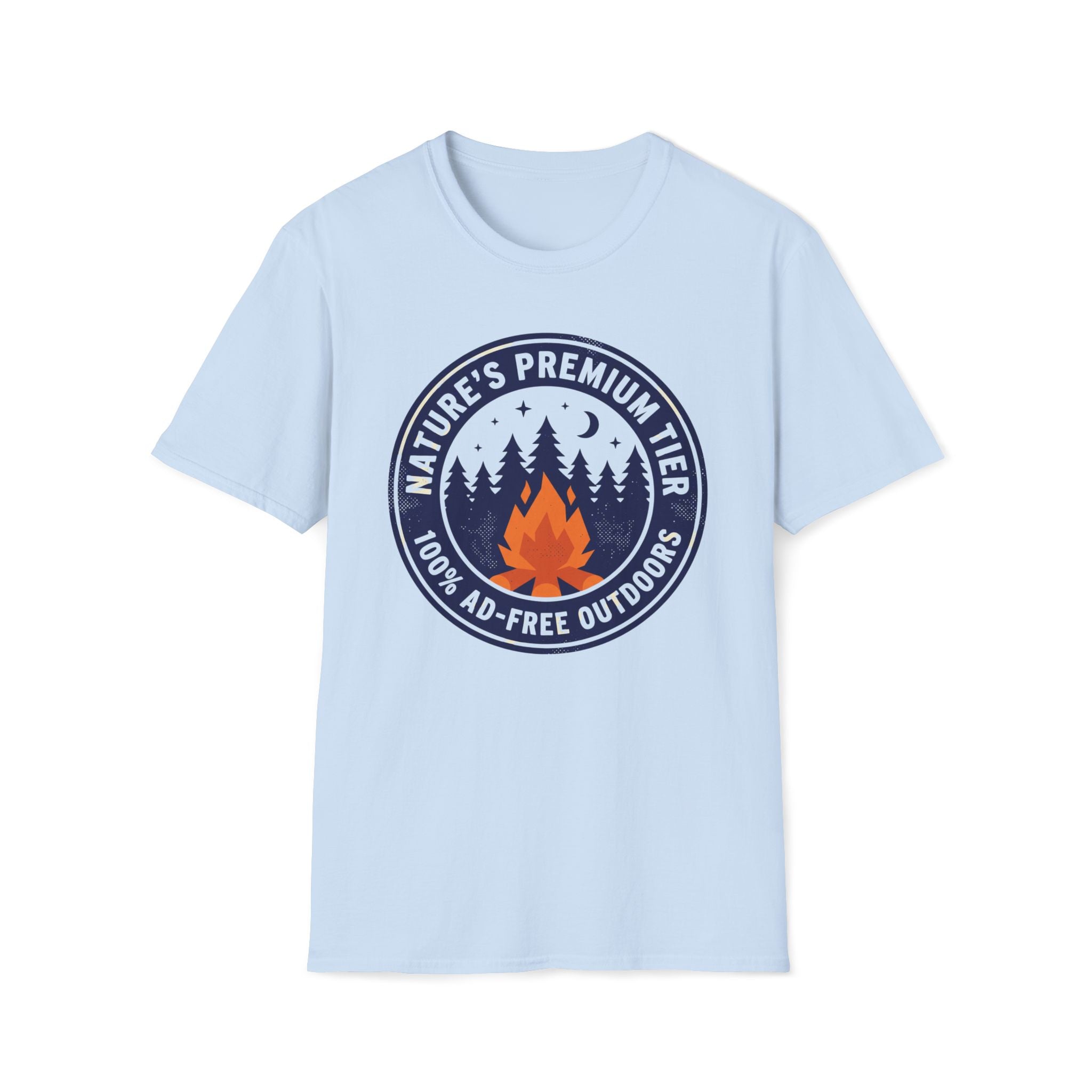 Nature’s Premium Tier Campfire Graphic Outdoor T-Shirt