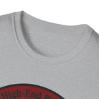 Audio Enthusiast T-Shirt — "High-End Purist" Cable Snake Design