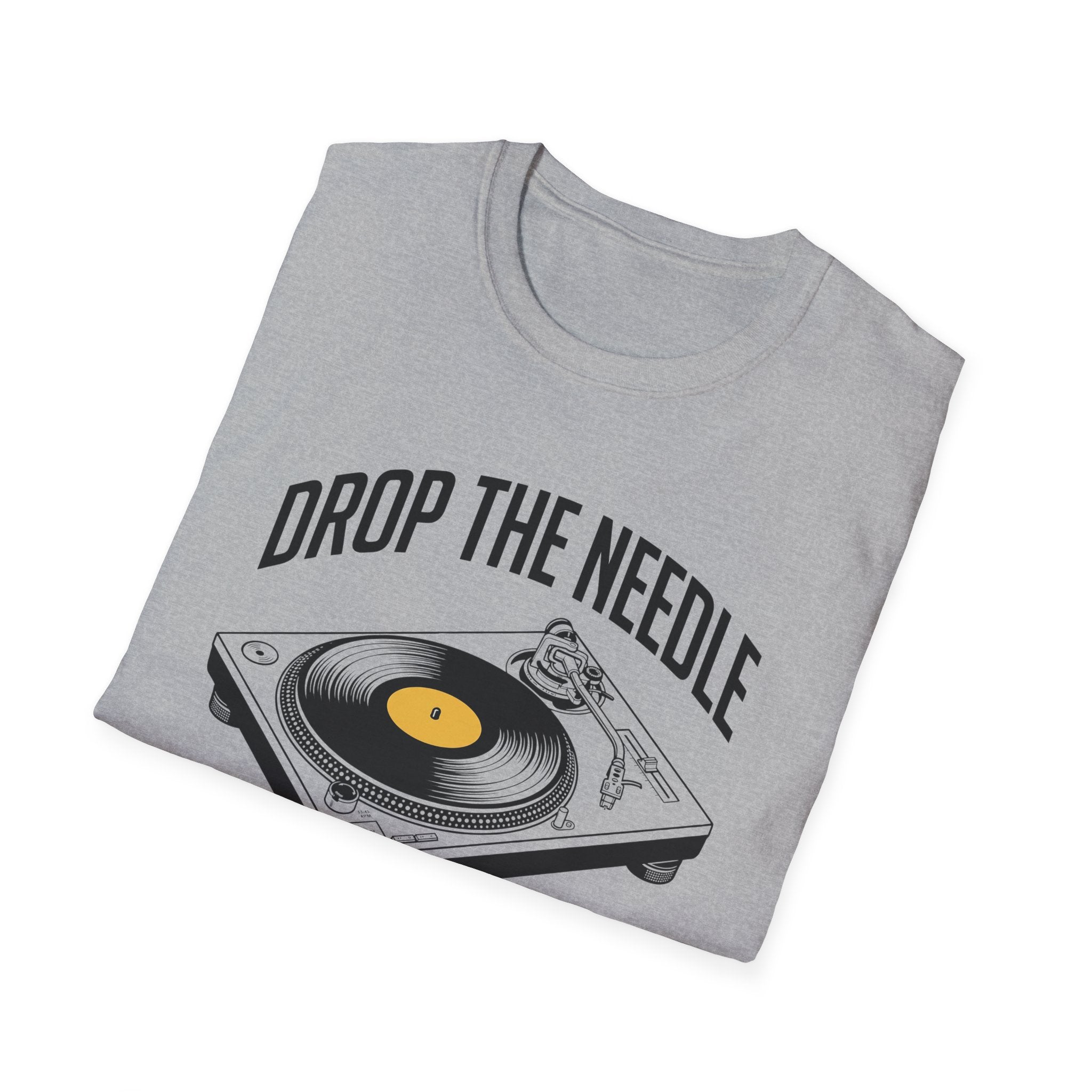 Drop the Needle Vinyl Turntable T‑Shirt
