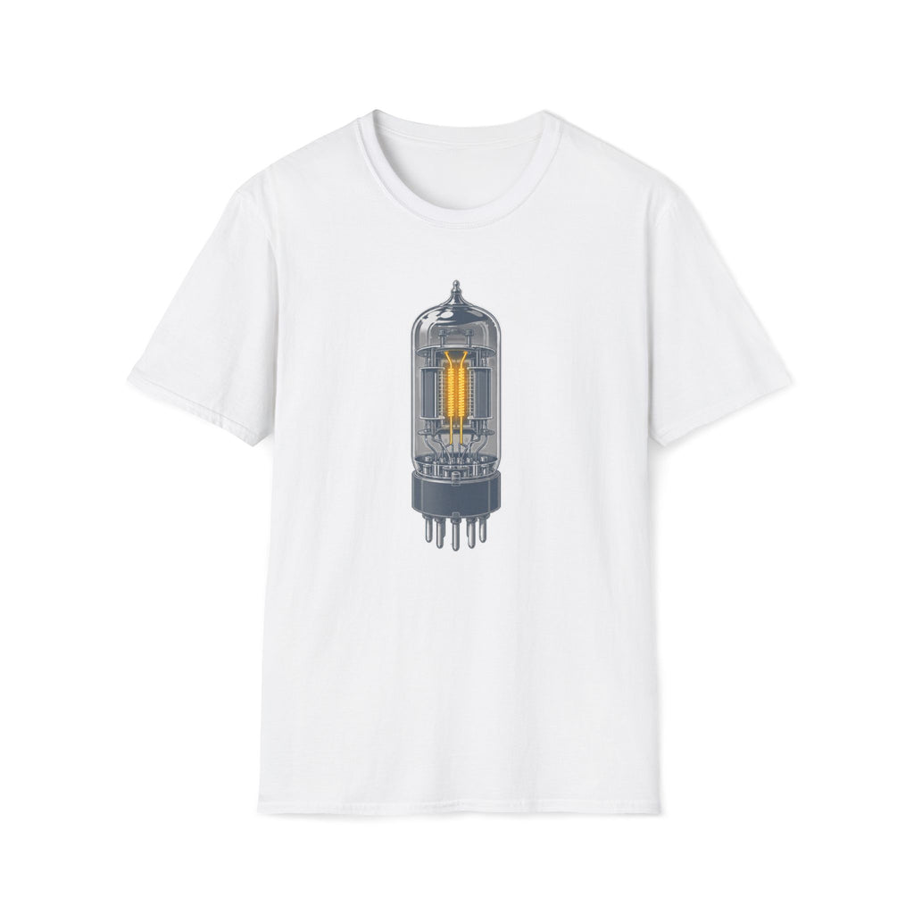Vacuum Tube Graphic T-Shirt — Retro Electronica Tee