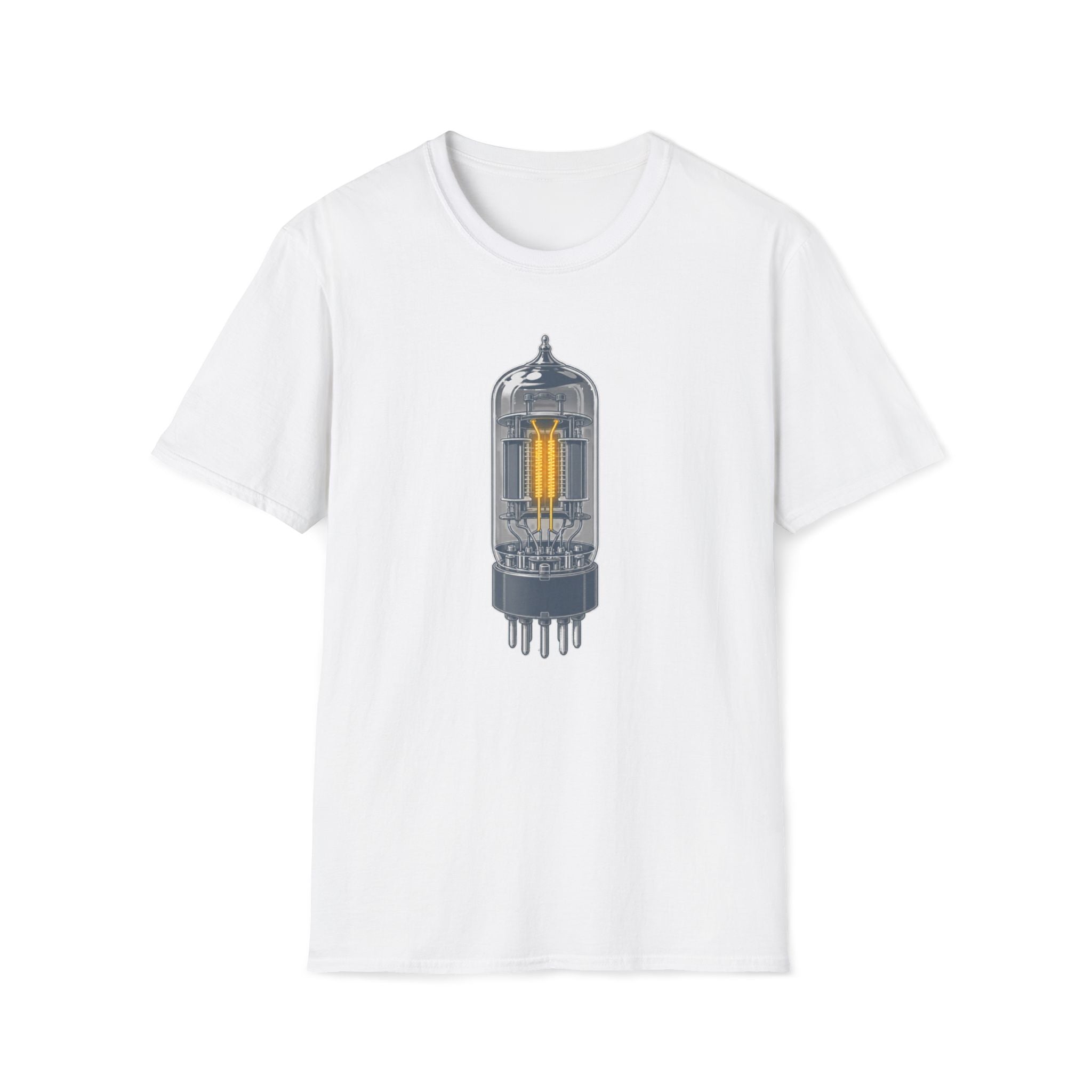 Vacuum Tube Graphic T-Shirt — Retro Electronica Tee