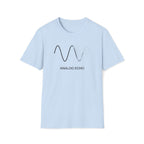 Analog Echo T-Shirt — Minimal Wave Graphic Tee
