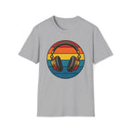 Headphones Retro Sunset T-Shirt
