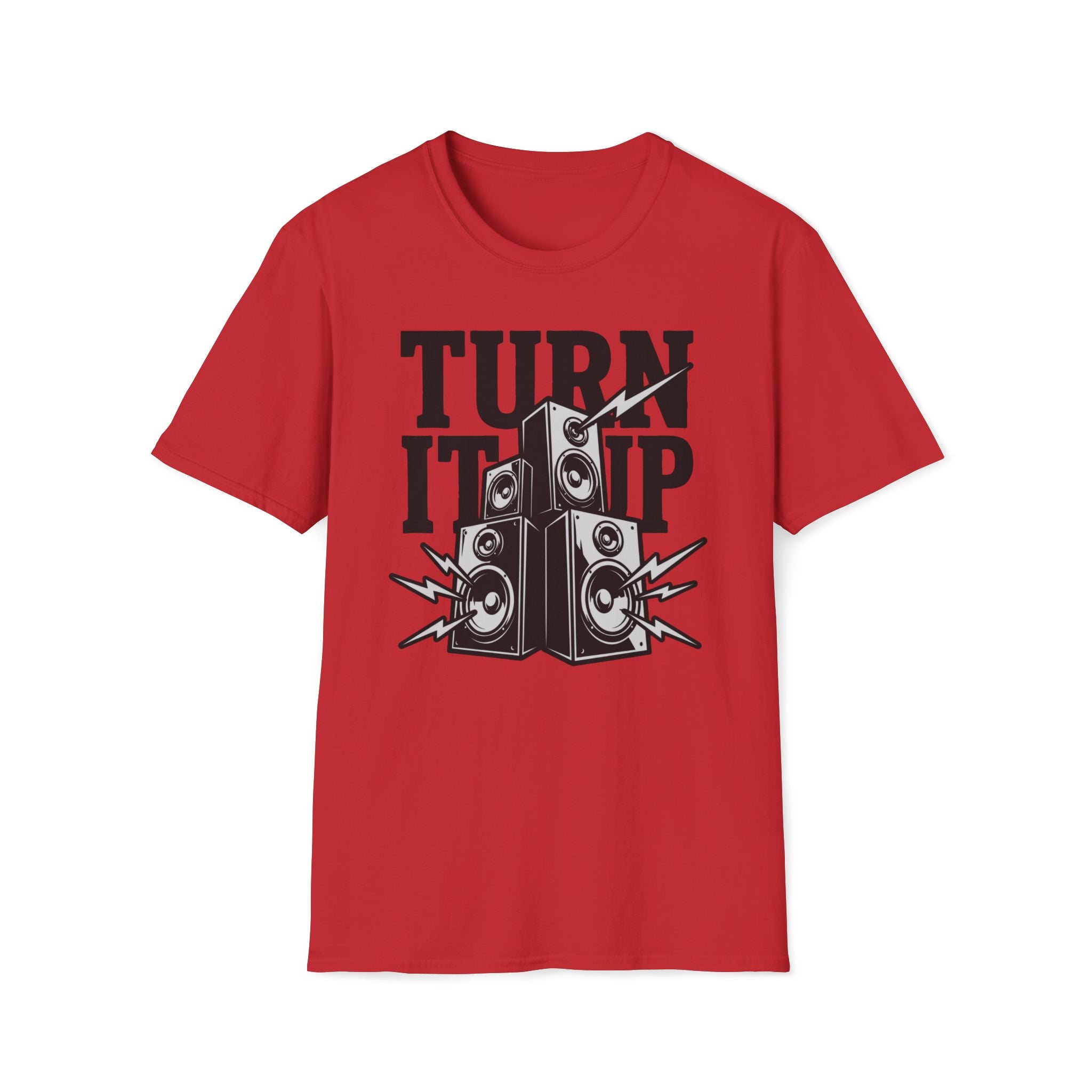 Turn It Up T-Shirt — Loud Speaker Music Graphic Tee