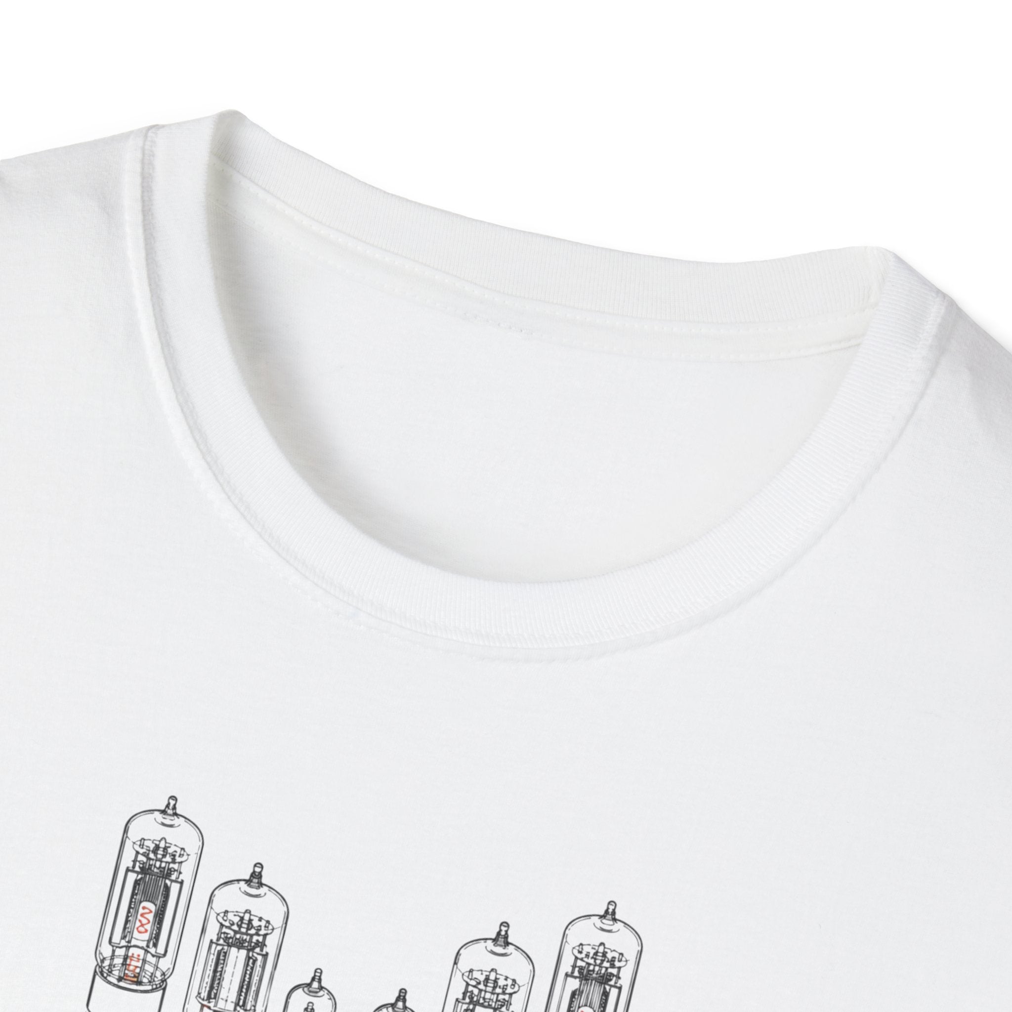 Vintage Tube Amp Schematic T-Shirt — Retro Audio Engineer Tee