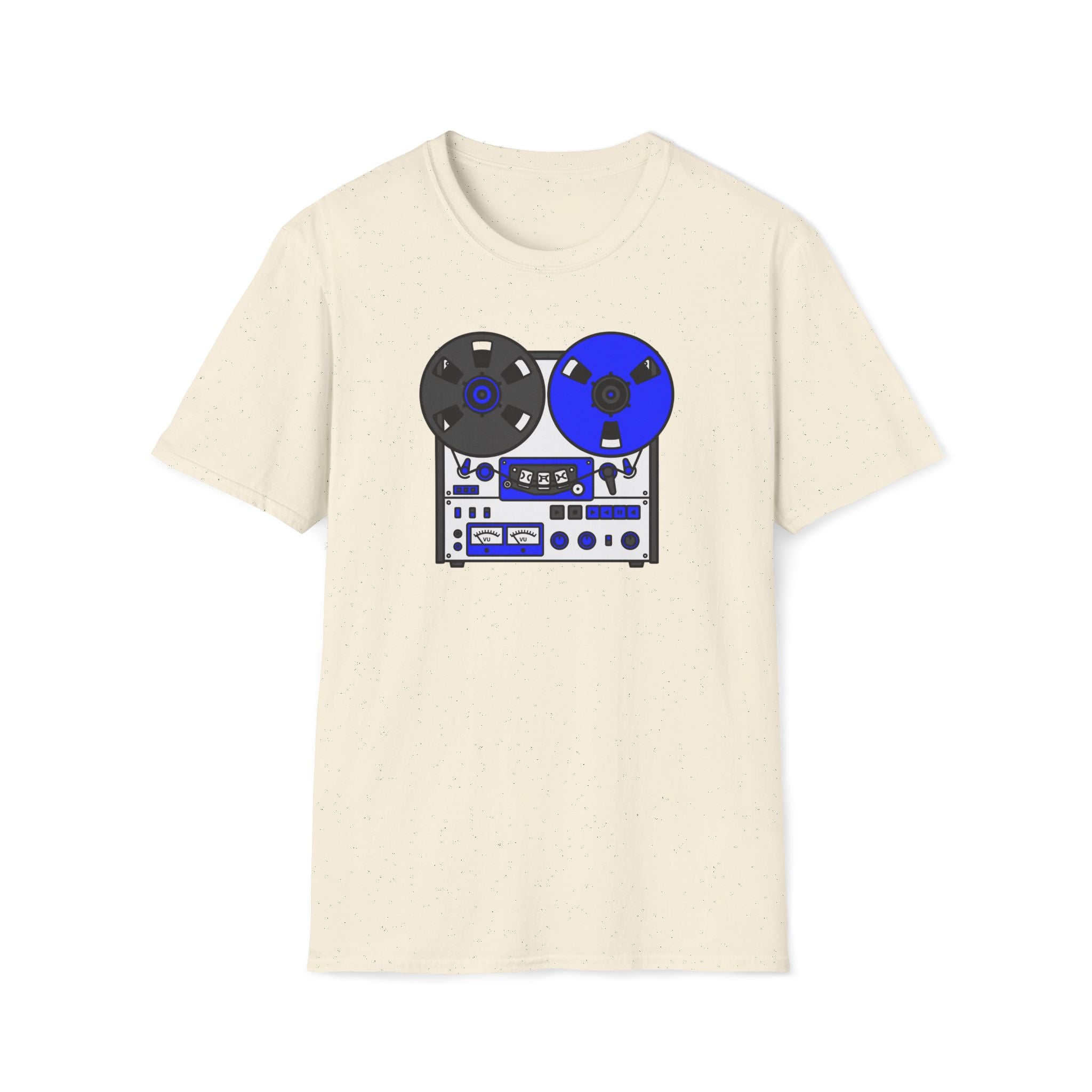 Reel-to-Reel Tape Machine T-Shirt — Vintage Audio Nostalgia Tee