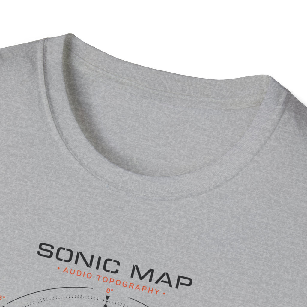 Sonic Map Waveform T-Shirt — Audio Spectrum Graphic Tee