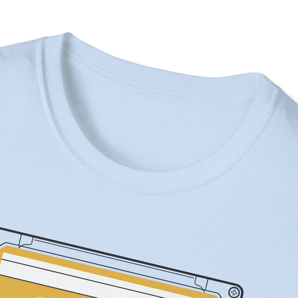 Retro Cassette Tape T‑Shirt – Vintage Music Graphic Tee