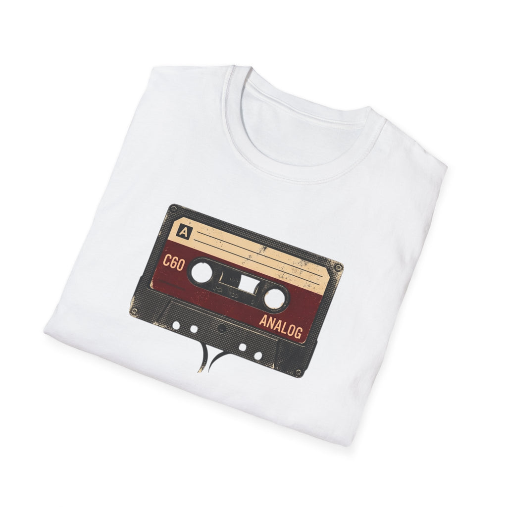 Vintage Cassette Tape T-Shirt — Analog Music Retro Tee