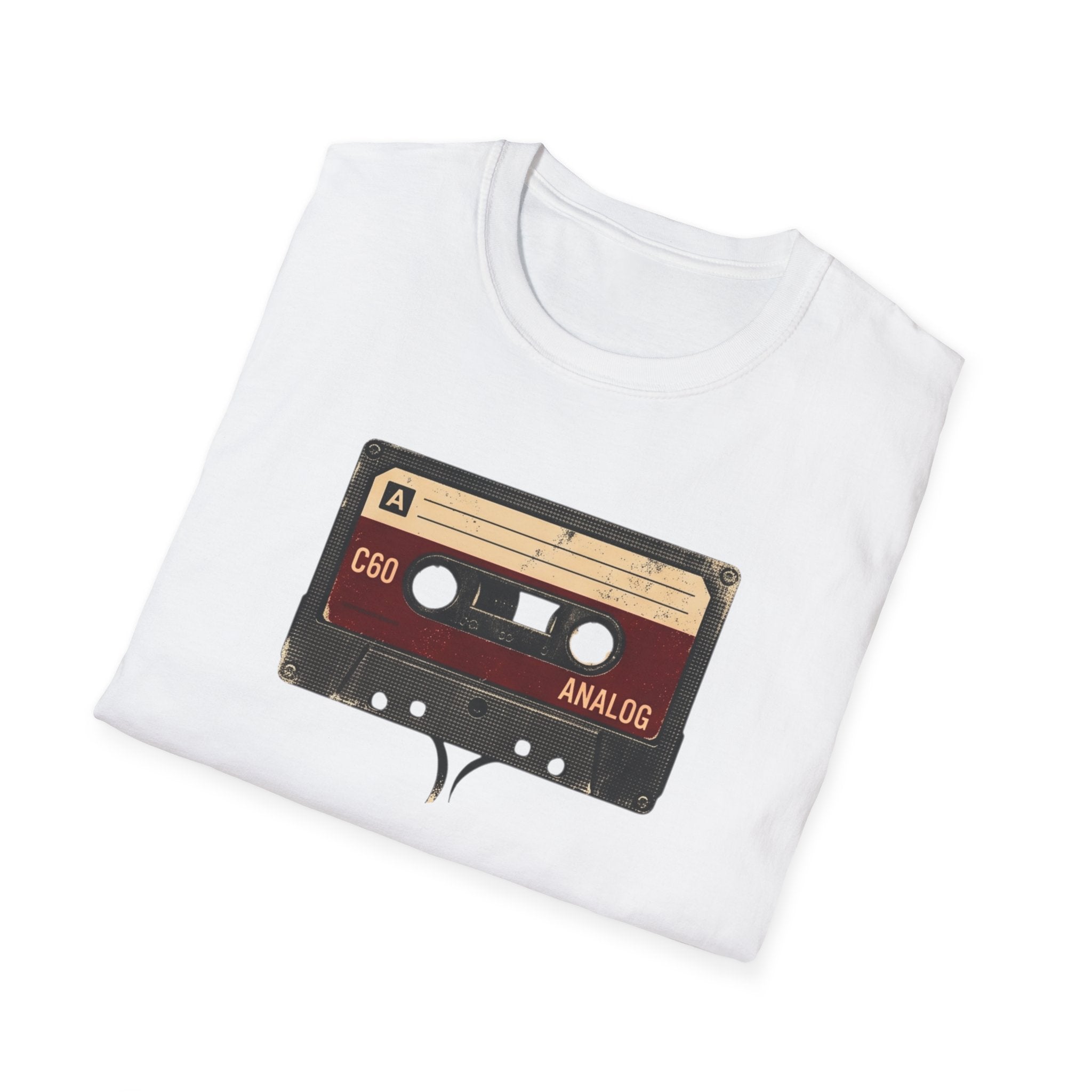 Vintage Cassette Tape T-Shirt — Analog Music Retro Tee
