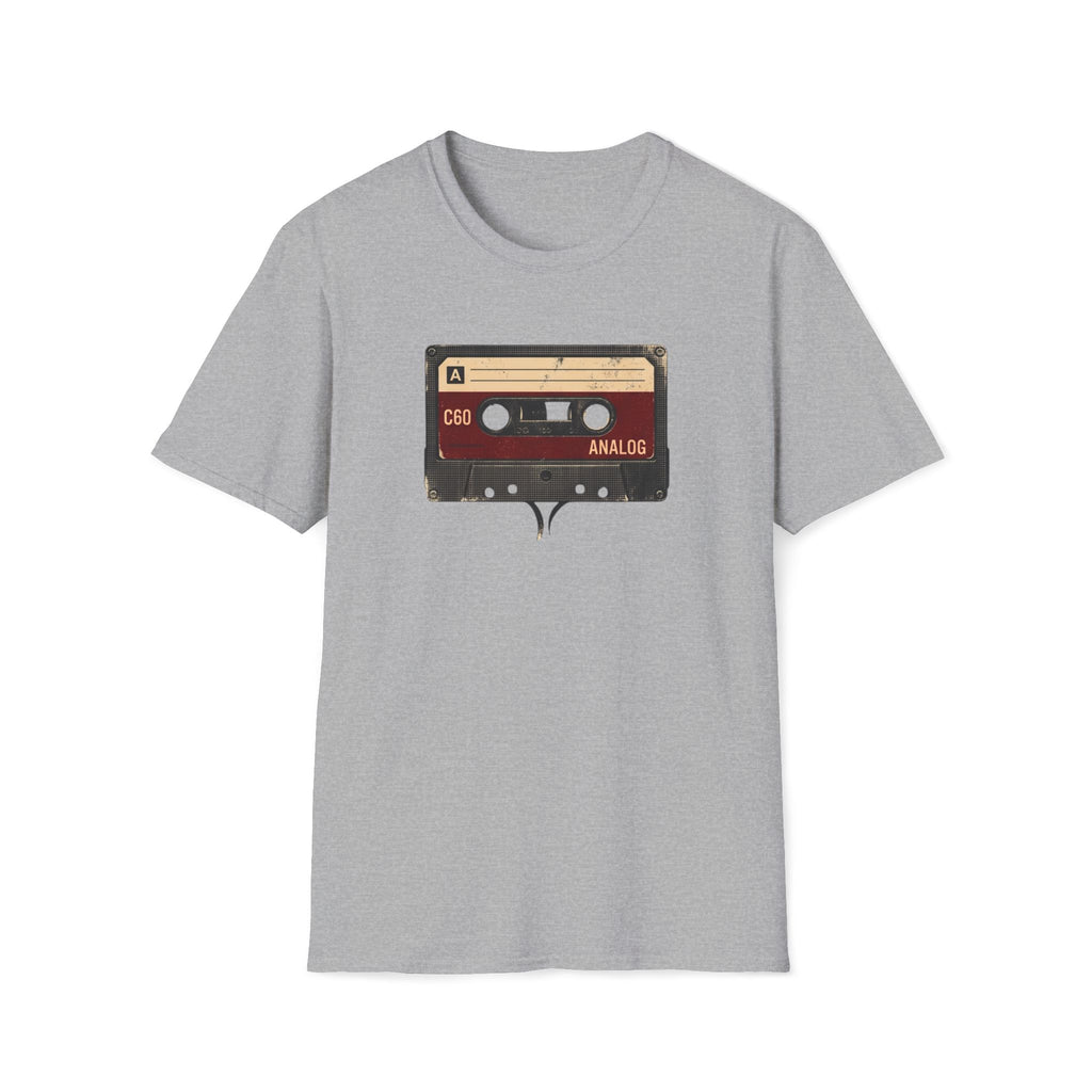 Vintage Cassette Tape T-Shirt — Analog Music Retro Tee
