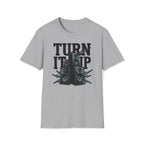 Turn It Up Speaker Stack T-Shirt — Loud Music Graphic Tee