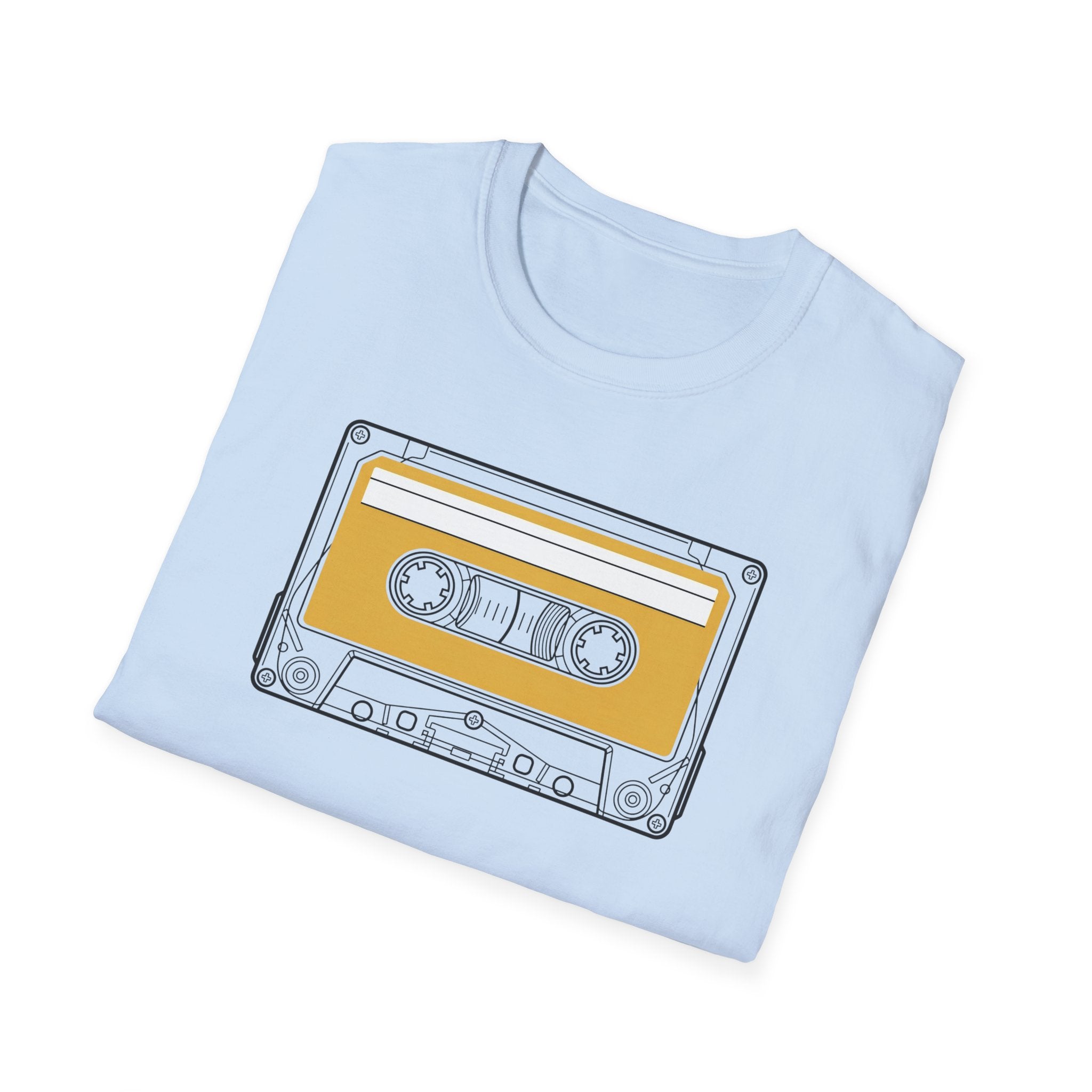 Retro Cassette Tape T‑Shirt – Vintage Music Graphic Tee