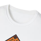 Vintage Tube Amp Tee — "High Voltage Orange" Guitarist Musician T-Shirt