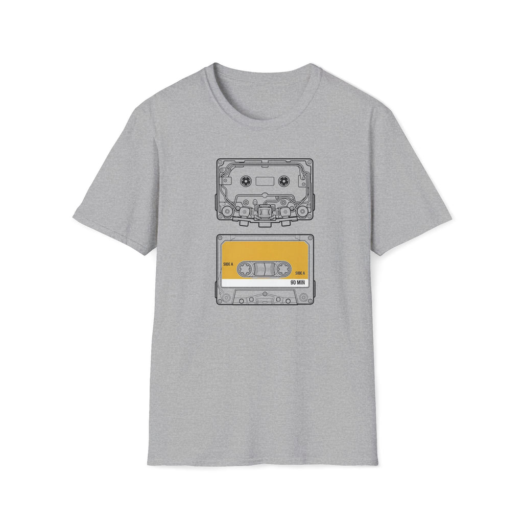 Cassette Tape Graphic Tee — Vintage Retro Music T-Shirt