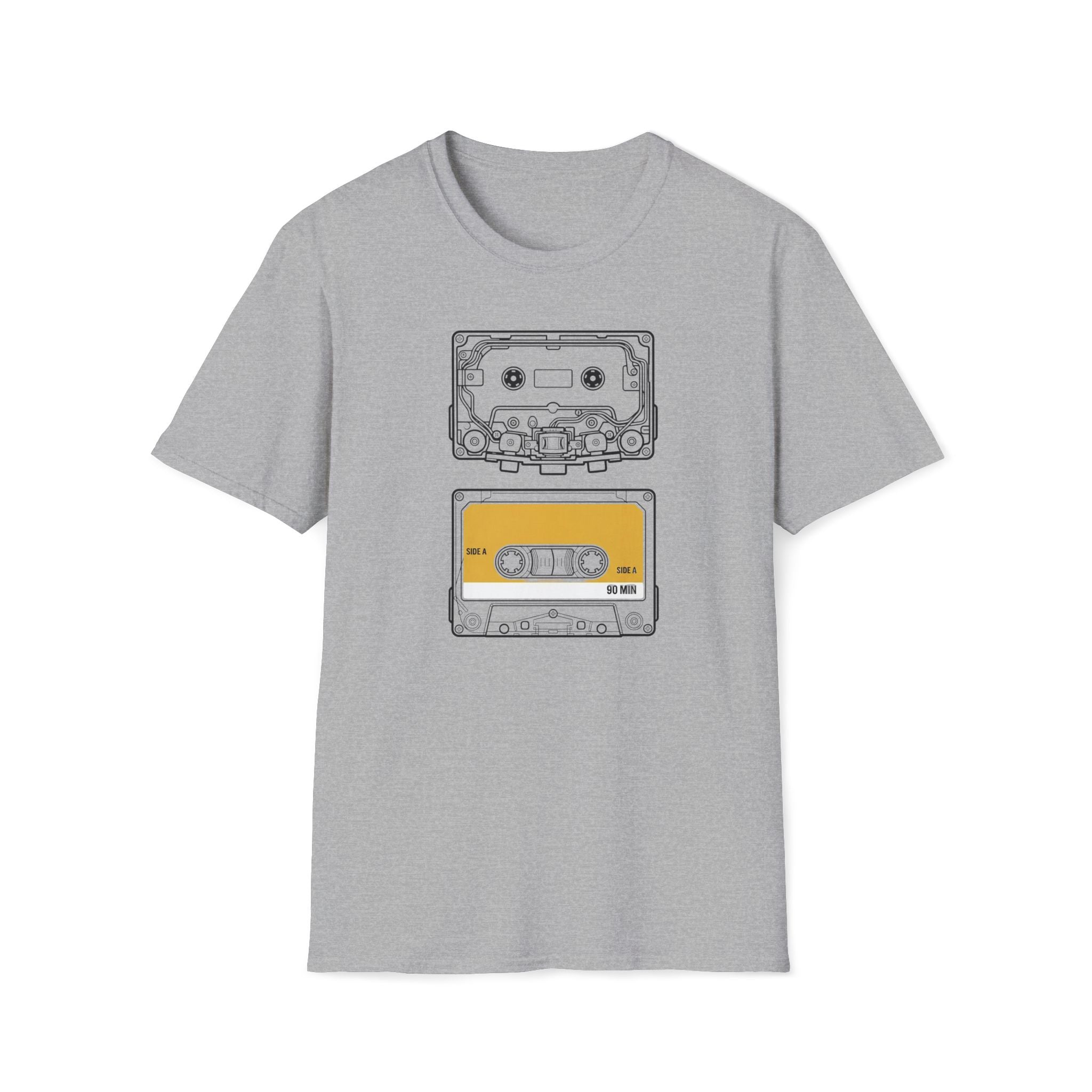 Cassette Tape Graphic Tee — Vintage Retro Music T-Shirt