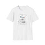 Cassette Tape Schematic T-Shirt — Retro Audio Diagram Tee
