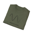 Analog Echo T-Shirt — Minimal Wave Graphic Tee