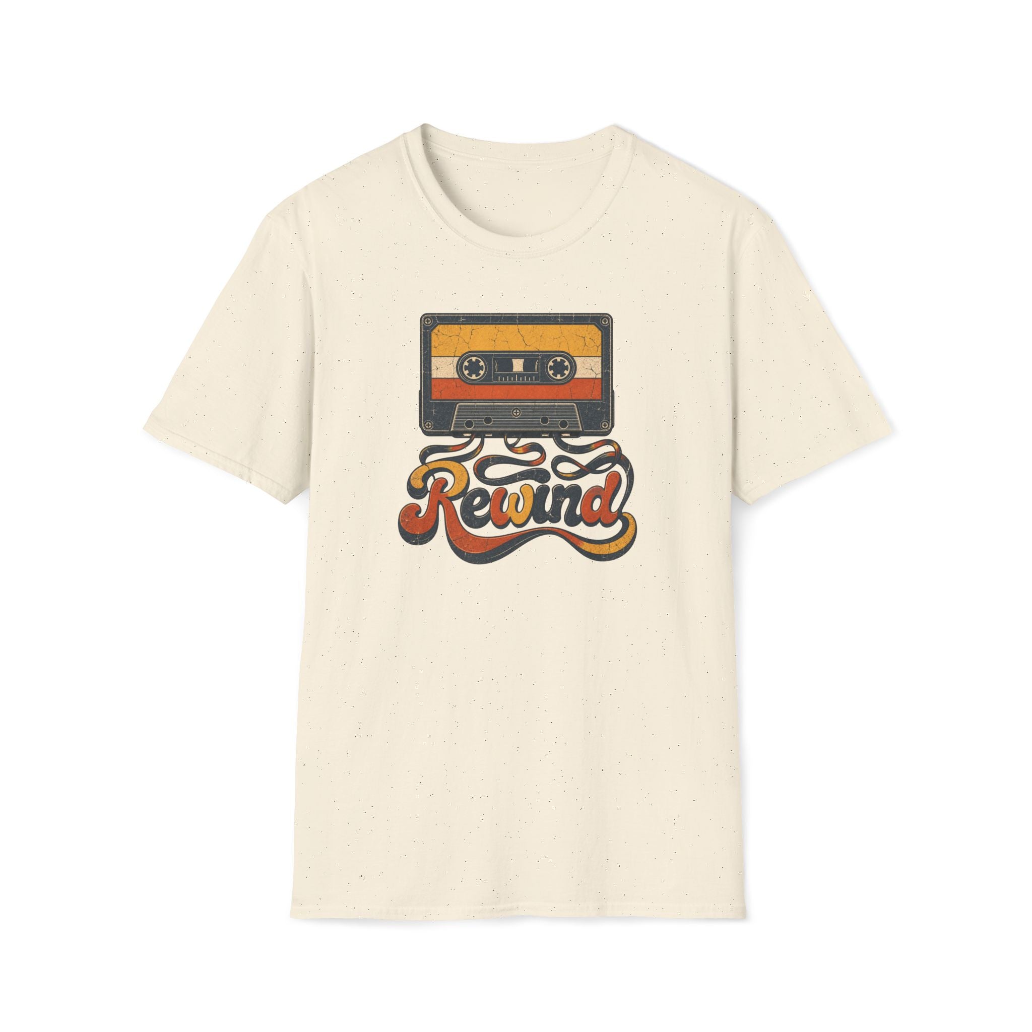 Retro Cassette 'Rewind' T-Shirt