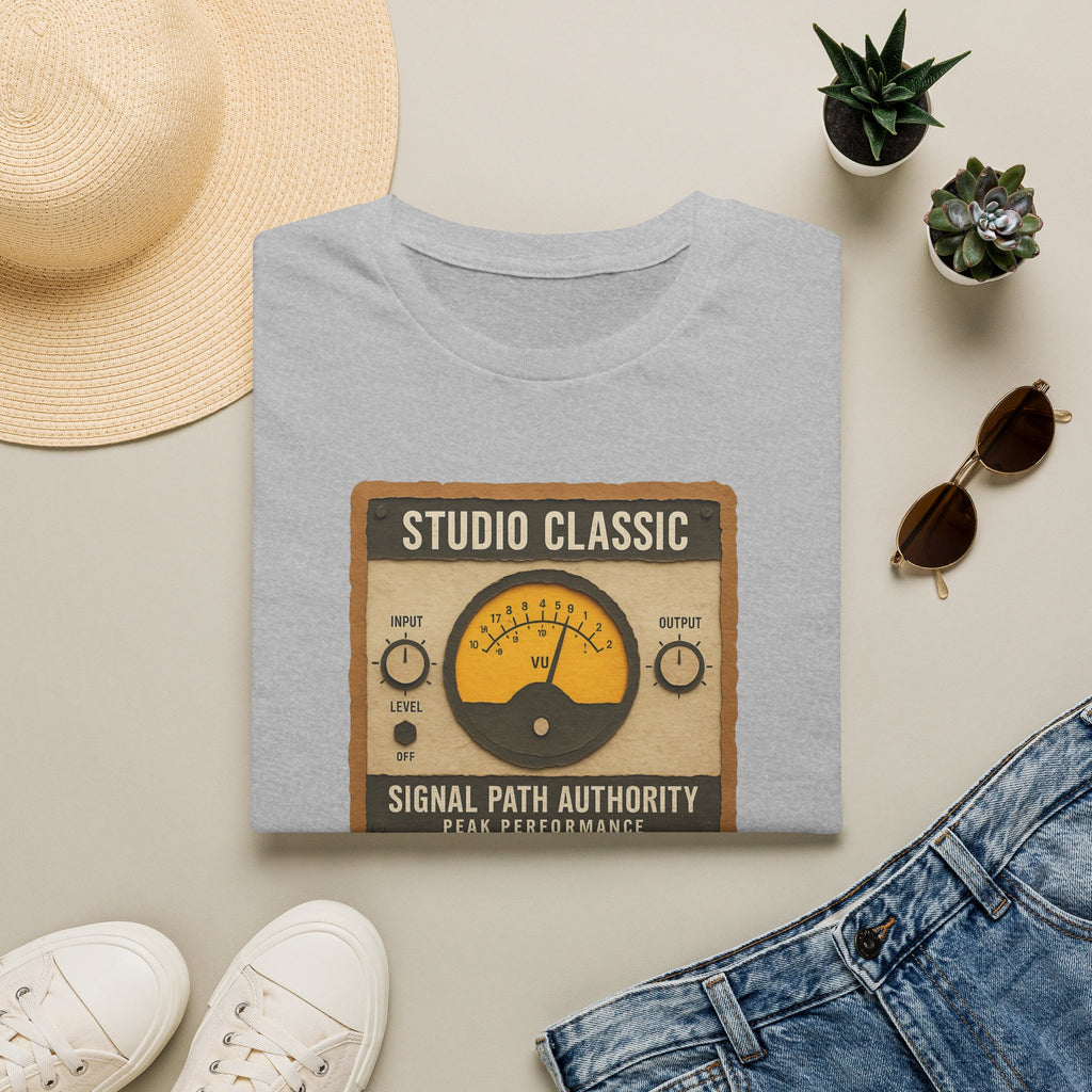 Studio Classic Signal Path T-Shirt — Vintage Audio Engineer Tee