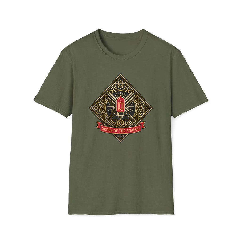 Lantern Emblem T-Shirt — 'Order of the Anvil' Vintage Crest Tee