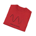 Analog Echo T-Shirt — Minimal Wave Graphic Tee