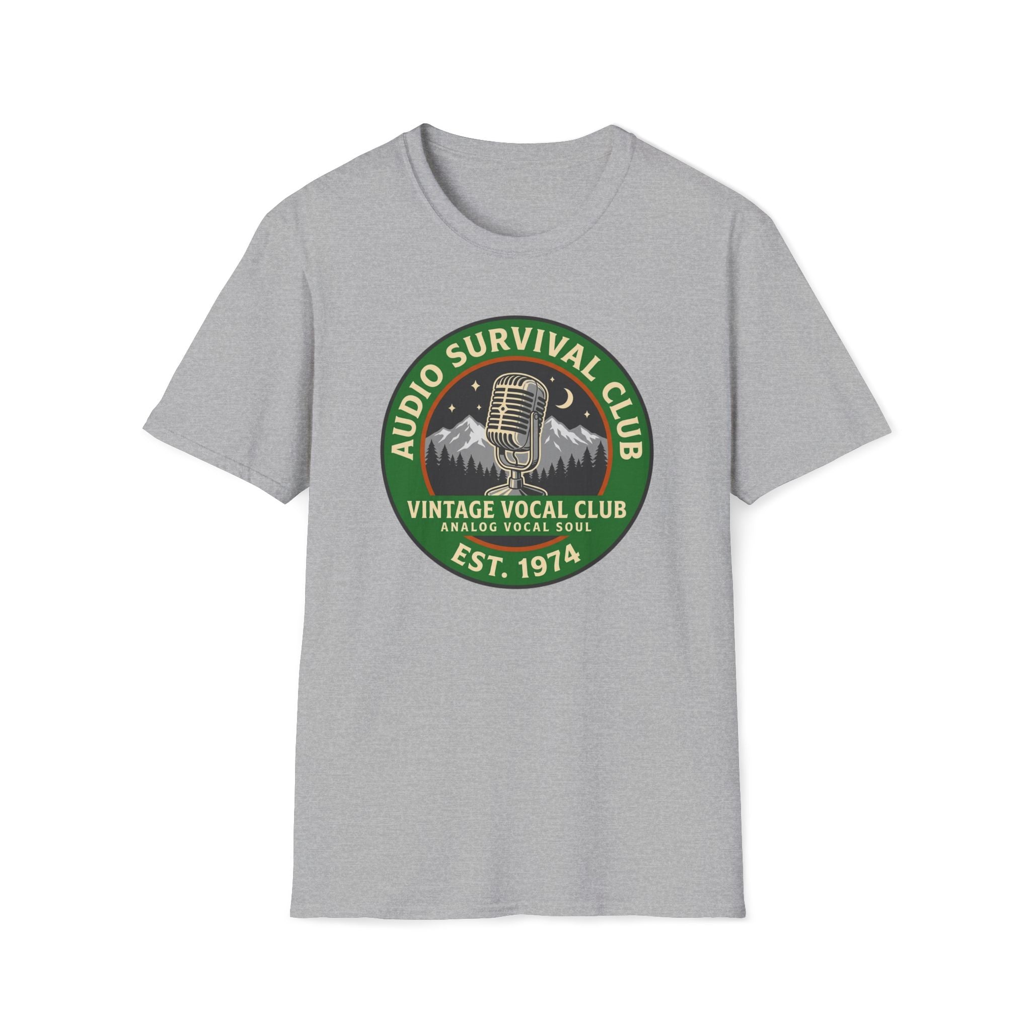 Audio Survival Club Vintage Microphone T-Shirt