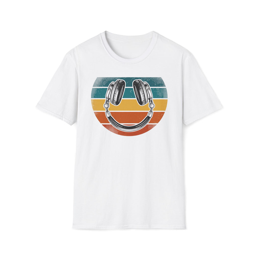 Retro Headphones Smile T-Shirt