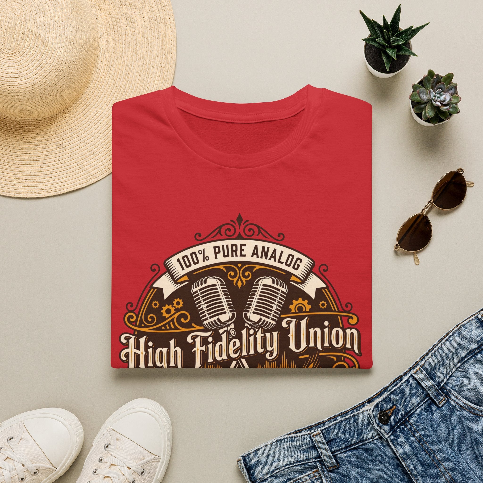 High Fidelity Union T-Shirt — 100% Pure Analog Vintage Music Tee