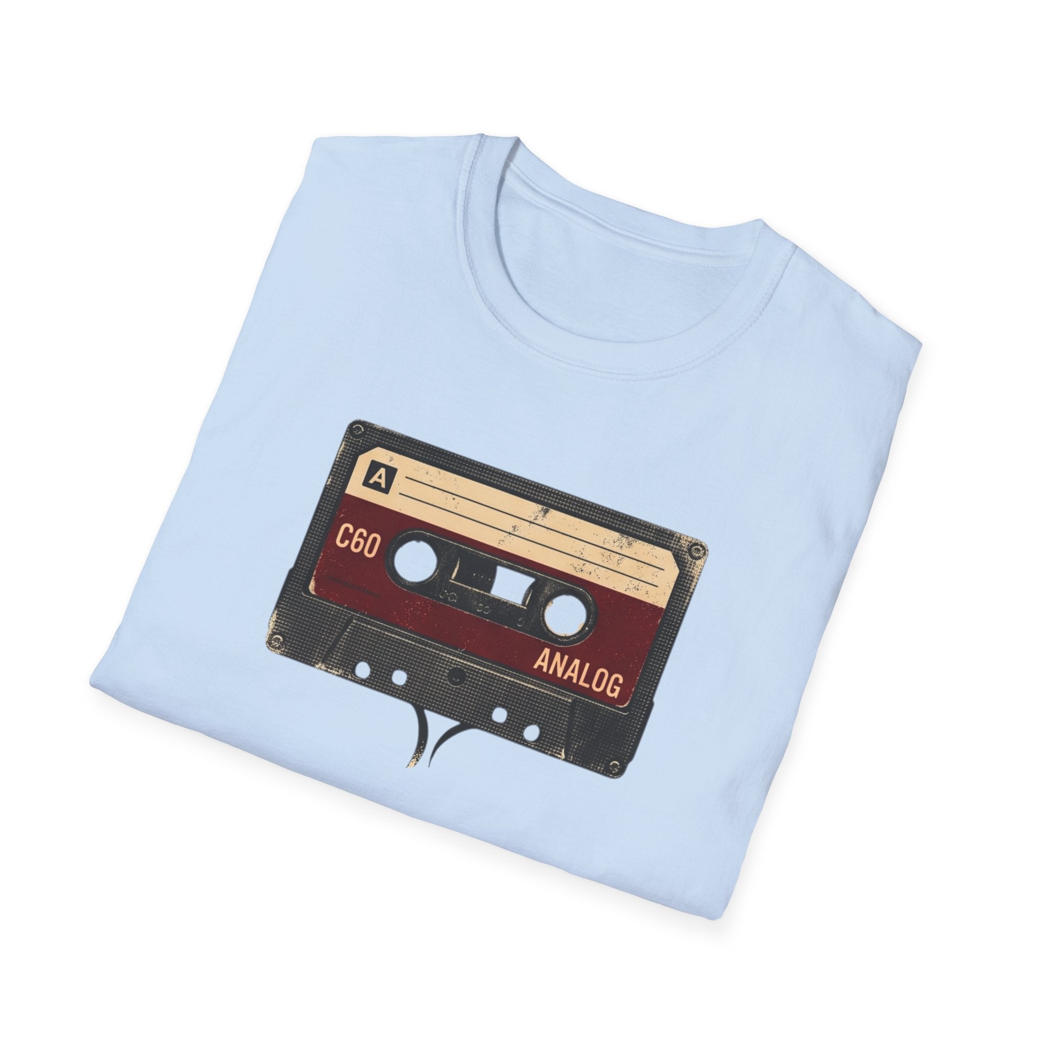 Vintage Cassette Tape T-Shirt — Analog Music Retro Tee