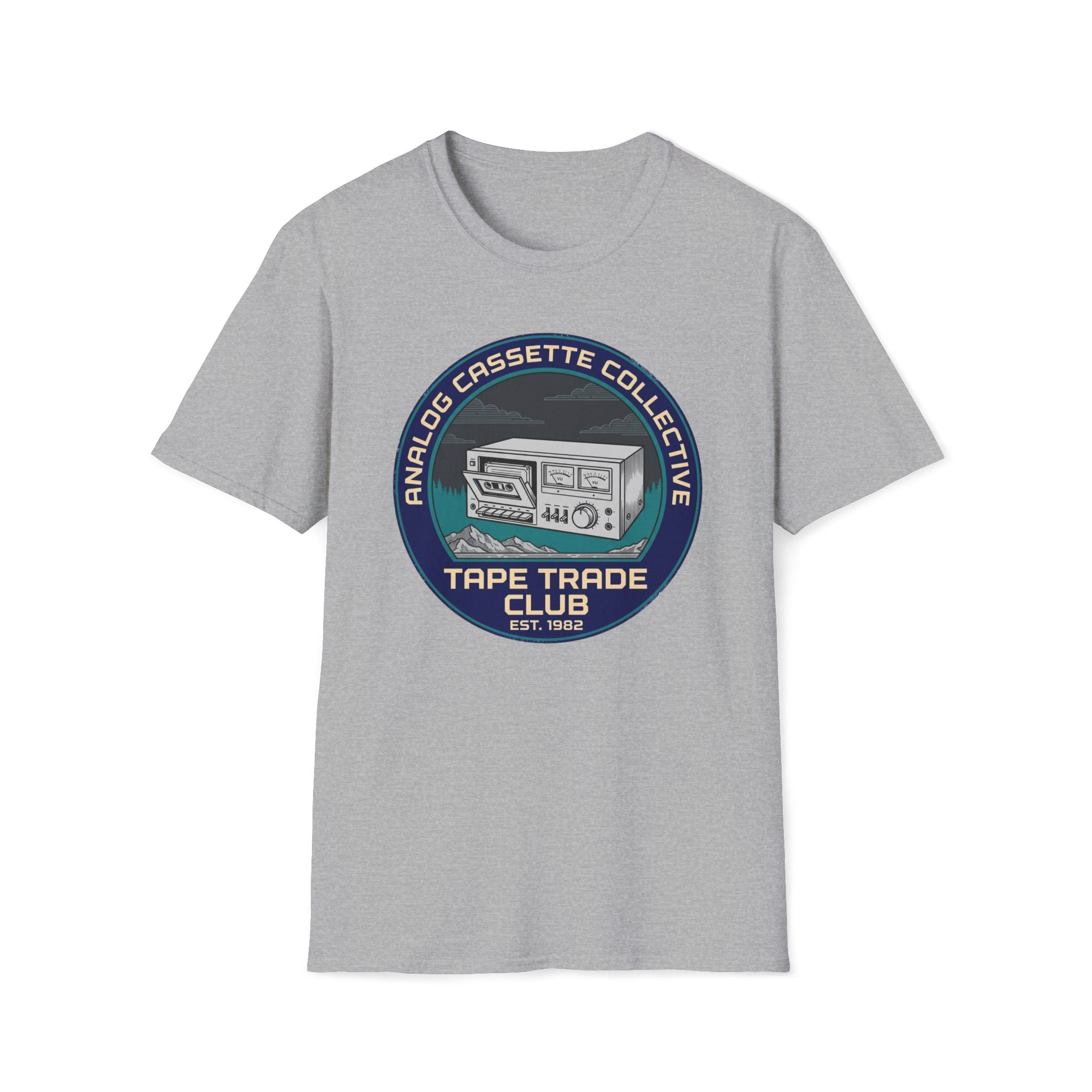 Cassette Tape Club T-Shirt — "Analog Cassette Collective" Retro Tee