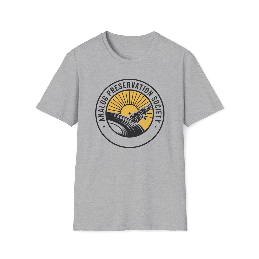 Analog Preservation Society T-Shirt — Vintage Vinyl Record Tee