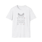 Vintage Tube Amp Schematic T-Shirt — Retro Audio Engineer Tee