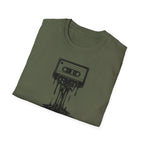 Melting Cassette Tape T-Shirt — Retro Music Graphic Tee