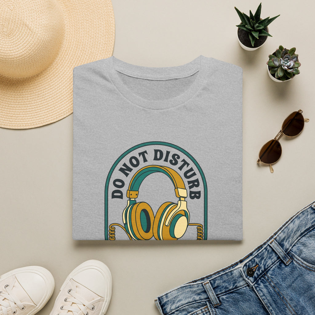 Do Not Disturb Headphones T‑Shirt — 'Do Not Disturb / In The Zone' Graphic Tee