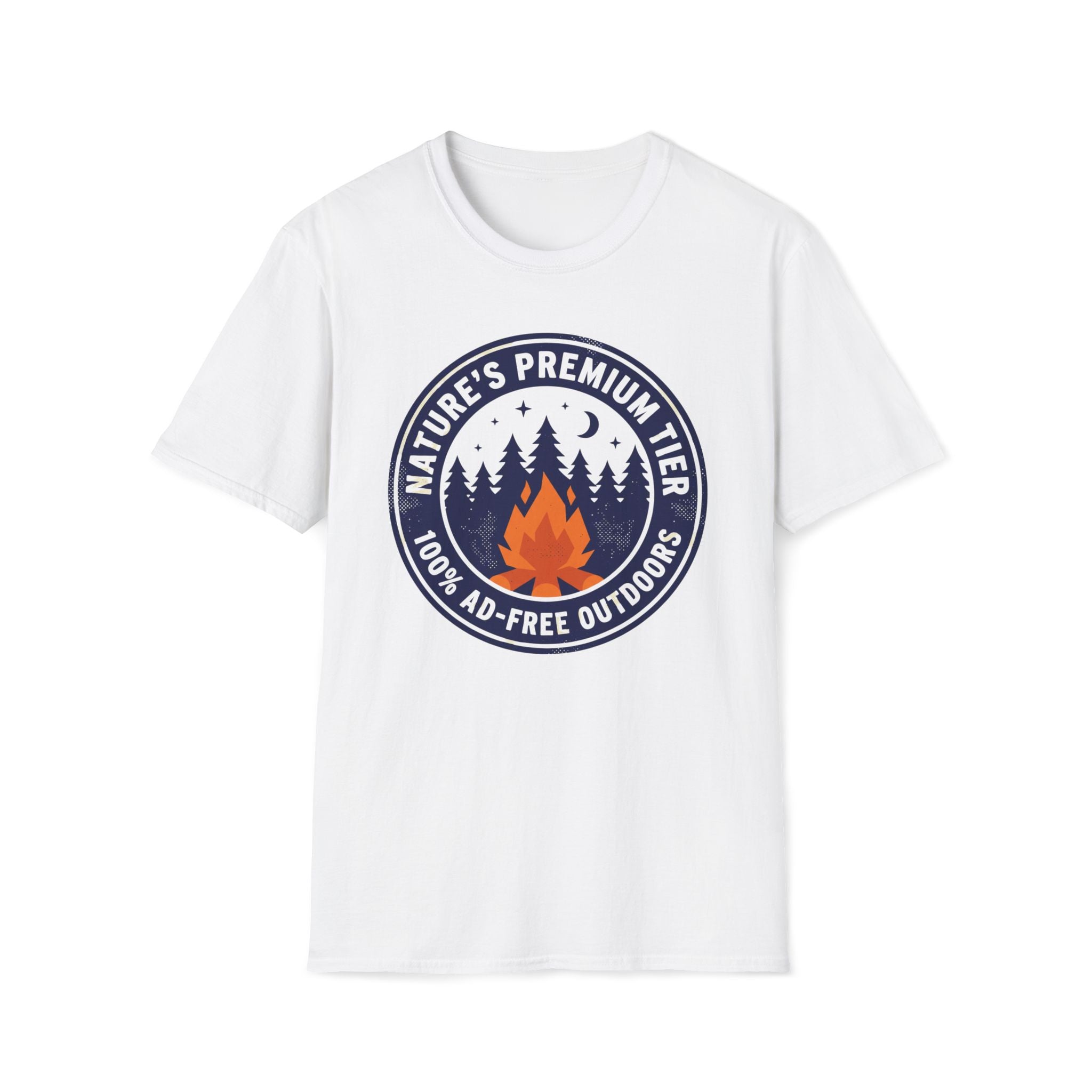 Nature’s Premium Tier Campfire Graphic Outdoor T-Shirt
