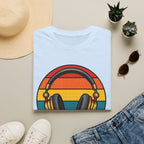 Headphones Retro Sunset T-Shirt