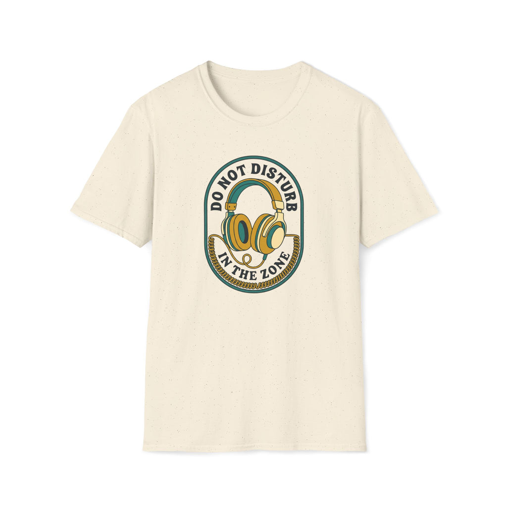 Do Not Disturb Headphones T‑Shirt — 'Do Not Disturb / In The Zone' Graphic Tee