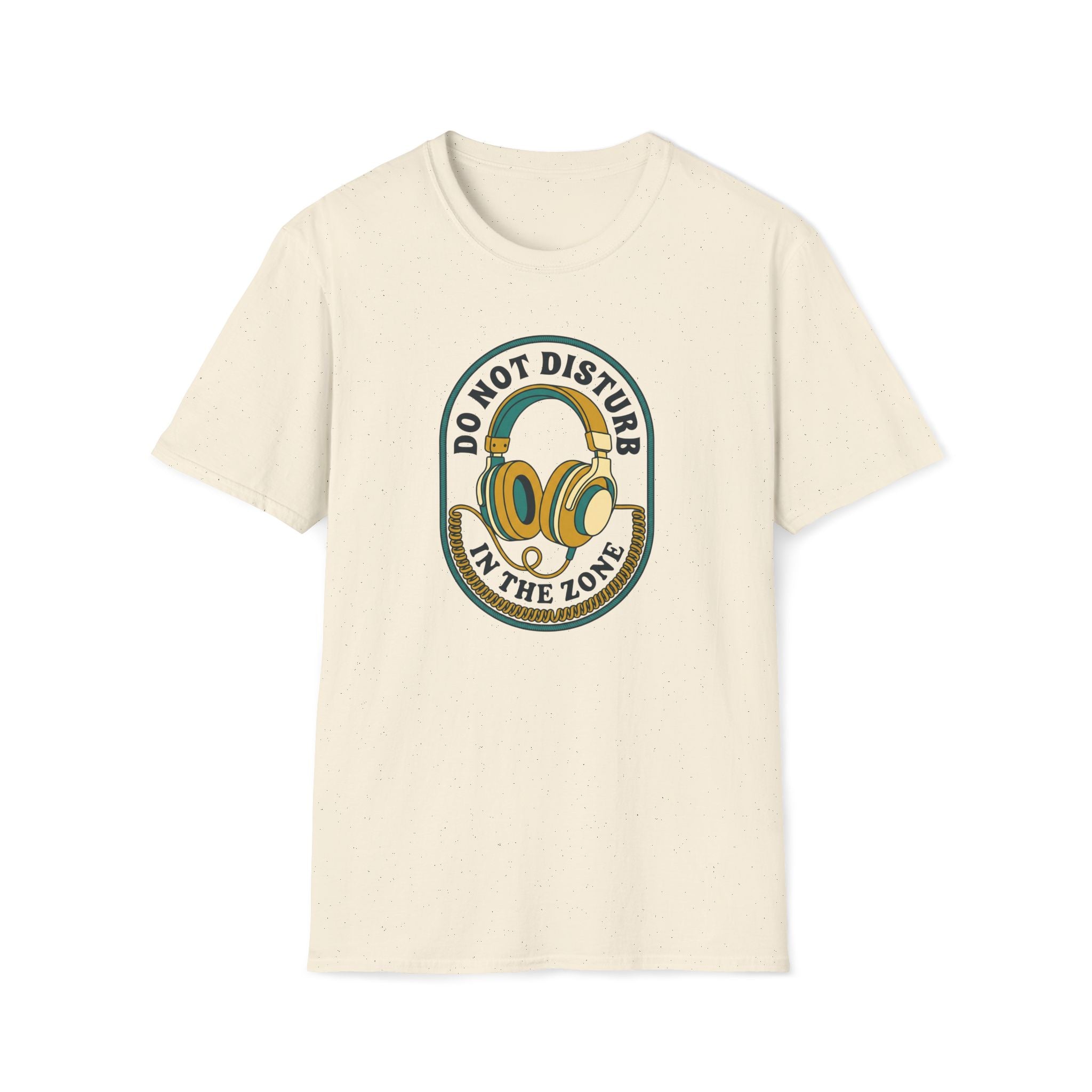 Do Not Disturb Headphones T‑Shirt — 'Do Not Disturb / In The Zone' Graphic Tee