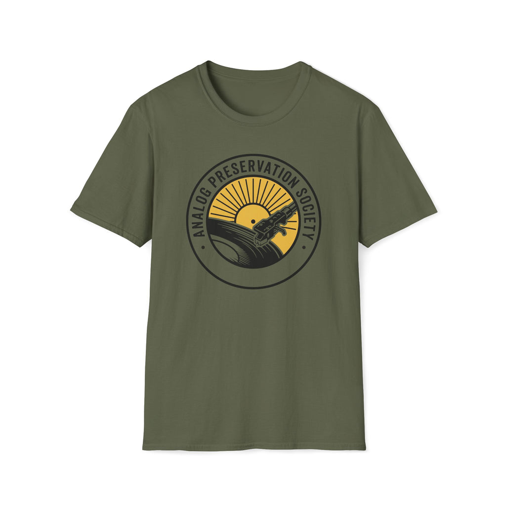Analog Preservation Society T-Shirt — Vintage Vinyl Record Tee